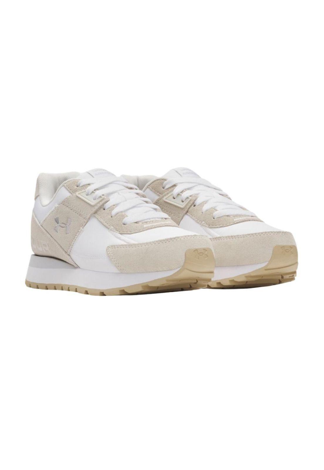 Zapatilla Mujer Essential Runner Blanco Under Armour-1