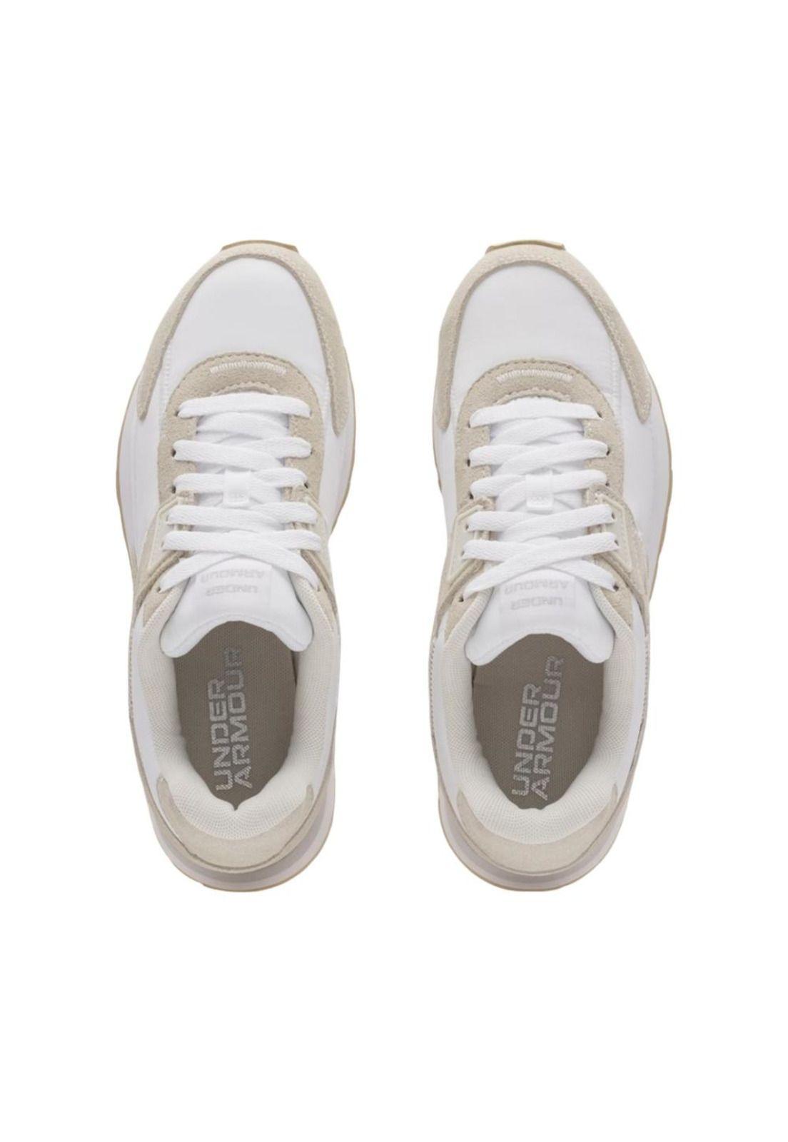 Zapatilla Mujer Essential Runner Blanco Under Armour-2