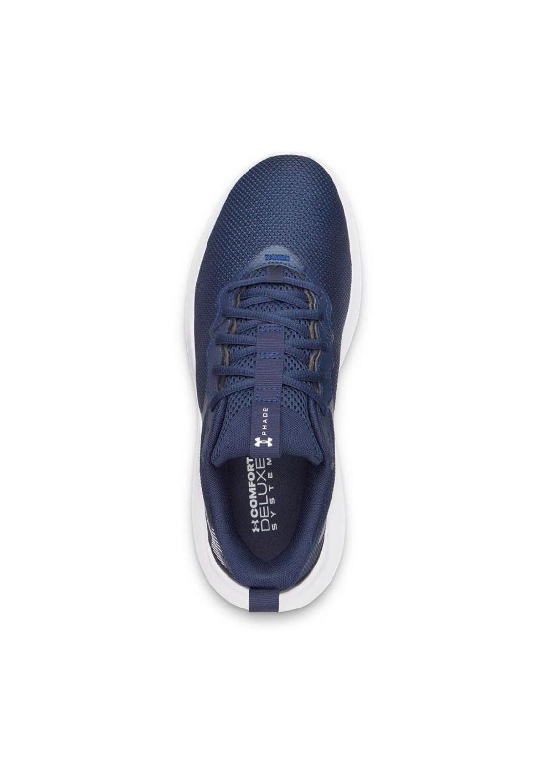 Zapatilla Running Hombre Phade Run 4 Azul Under Armour-2