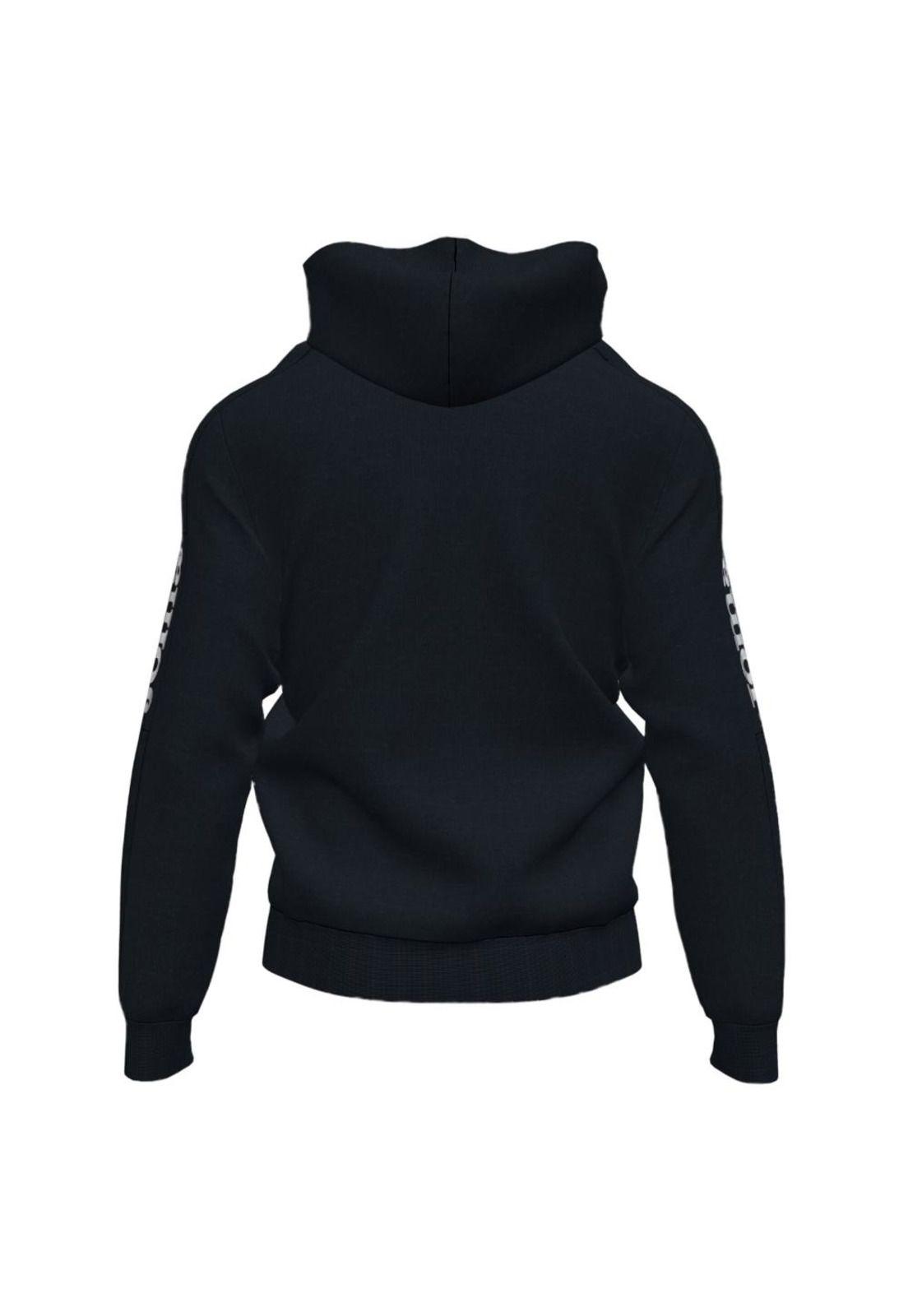 Polerón Hoodie Hombre Championship IV Negro Joma-2