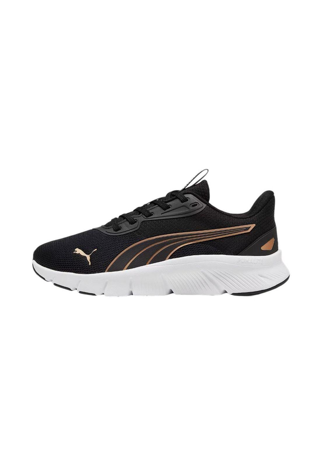 Zapatilla Running Hombre Flex Focus Lite Negro Oro Puma-0