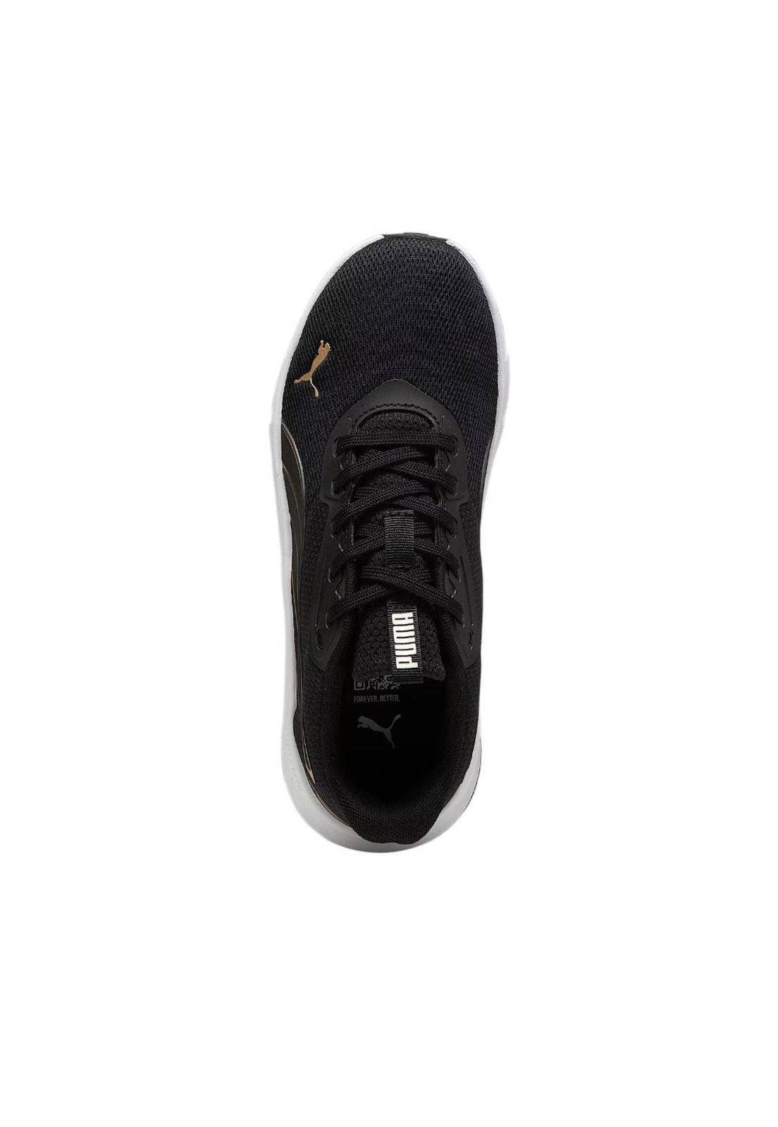 Zapatilla Running Hombre Flex Focus Lite Negro Oro Puma-2