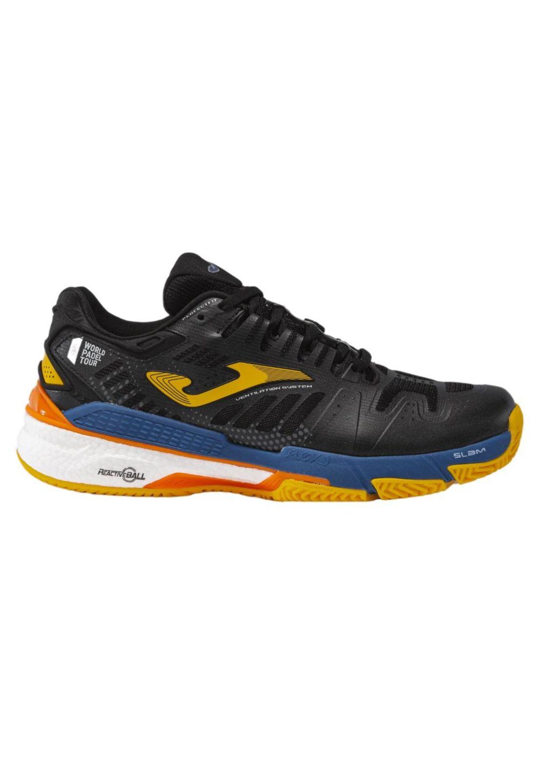 Zapatilla Pádel Hombre Slam Negro Joma-0