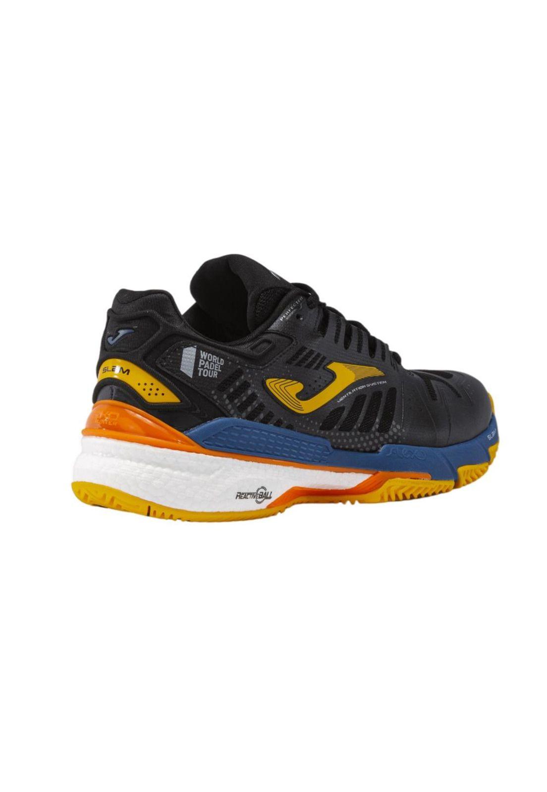 Zapatilla Pádel Hombre Slam Negro Joma-2