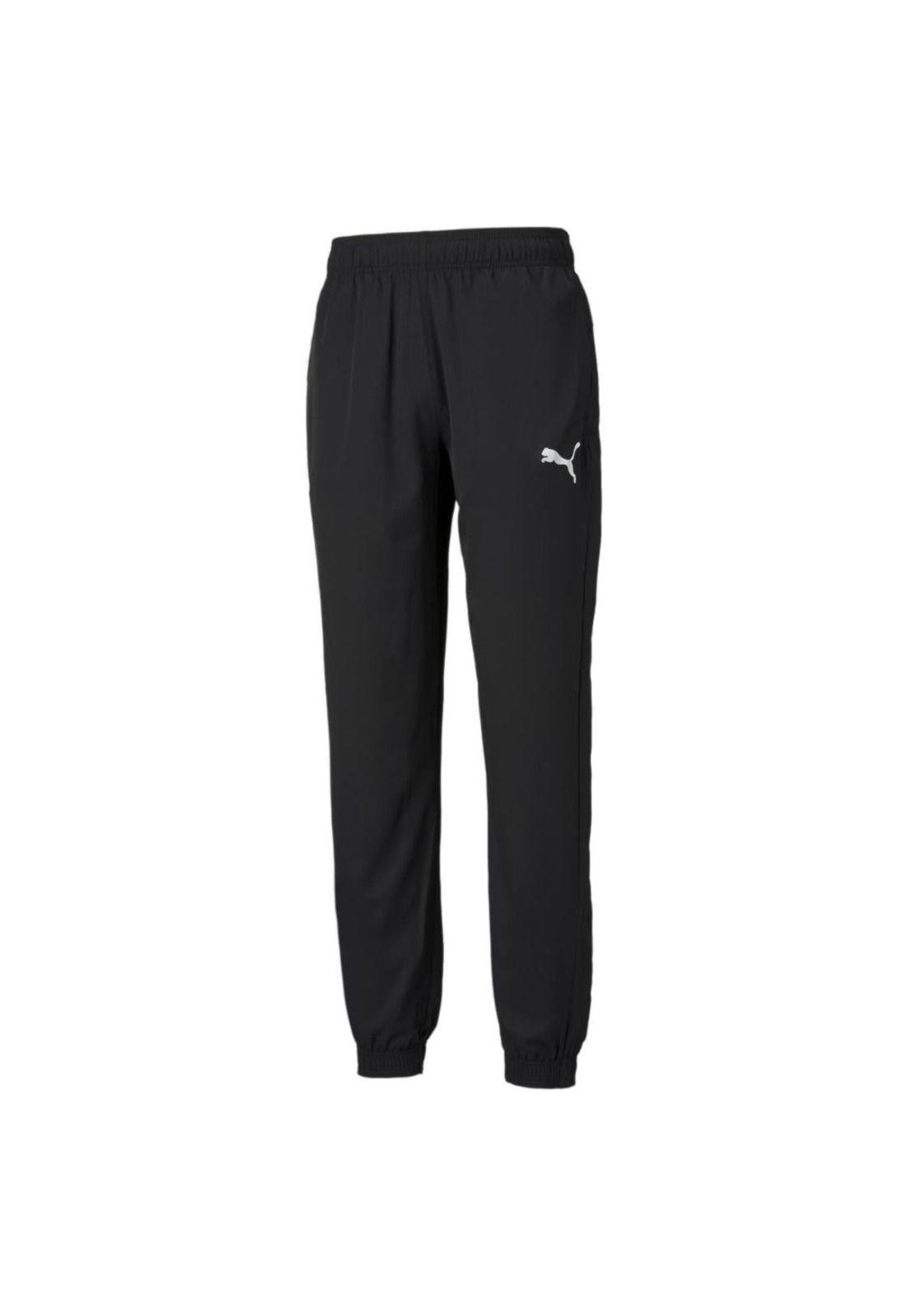 Pantalón Deportivo Hombre Active Woven Negro Puma-0