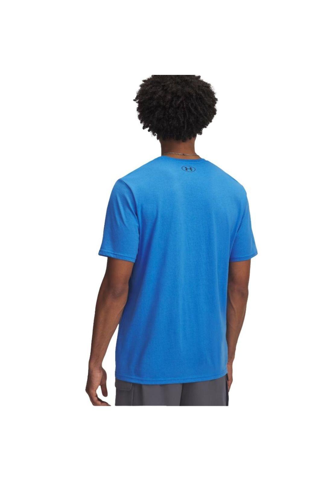 Polera Hombre Team Issue Azul Under Armour-1