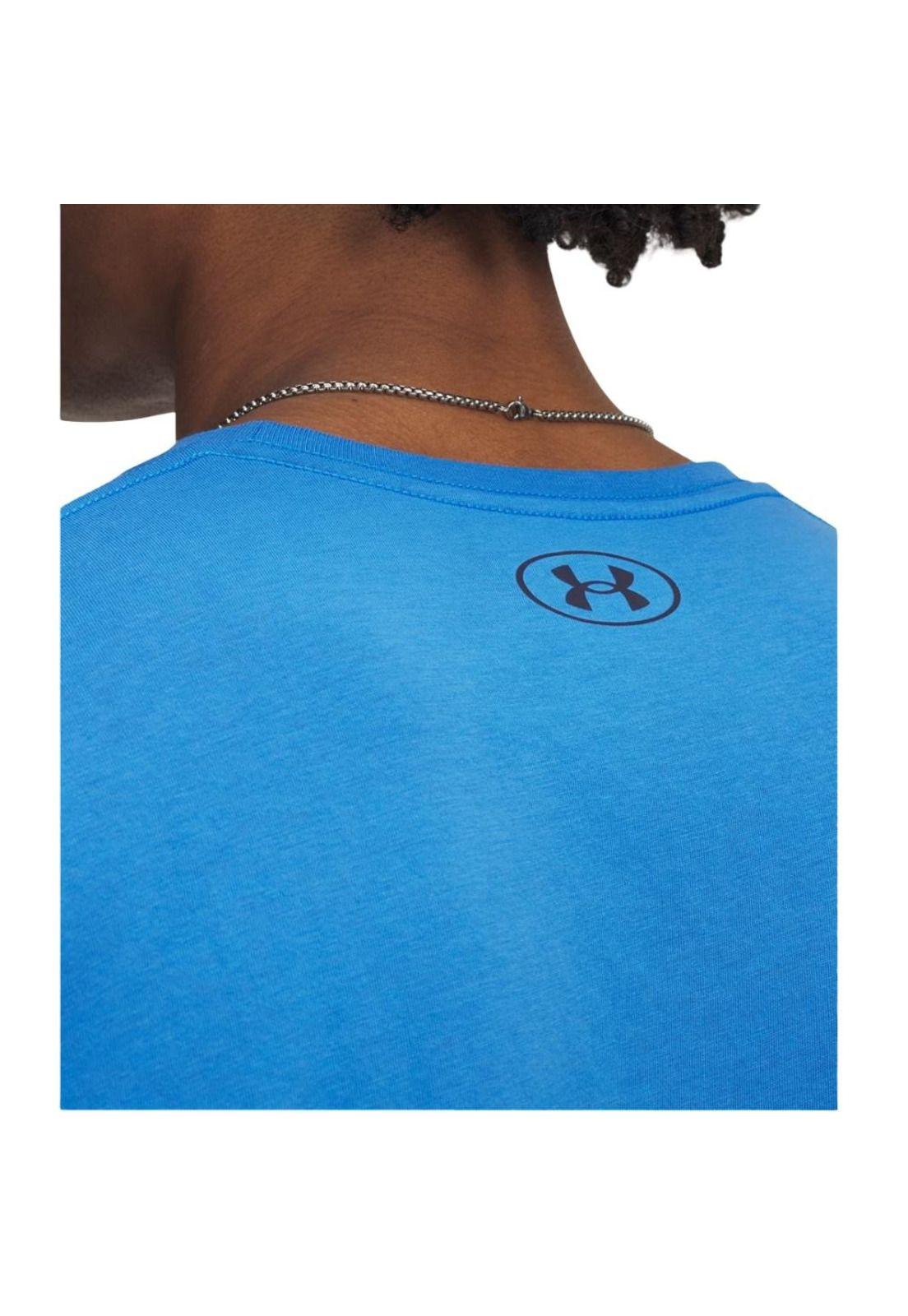 Polera Hombre Team Issue Azul Under Armour-2