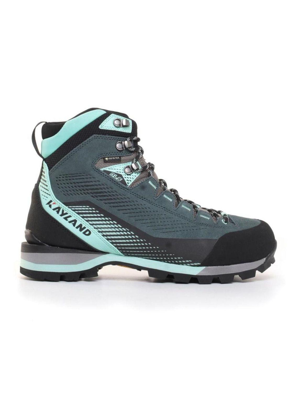Botín Gore-Tex Mujer Grand Tour Gris Turquesa Kayland-0