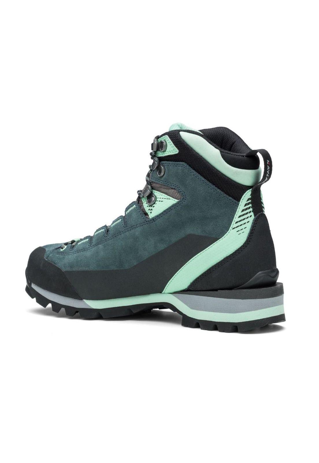 Botín Trekking Mujer Grand Tour GTX Gris Turquesa Kayland-4