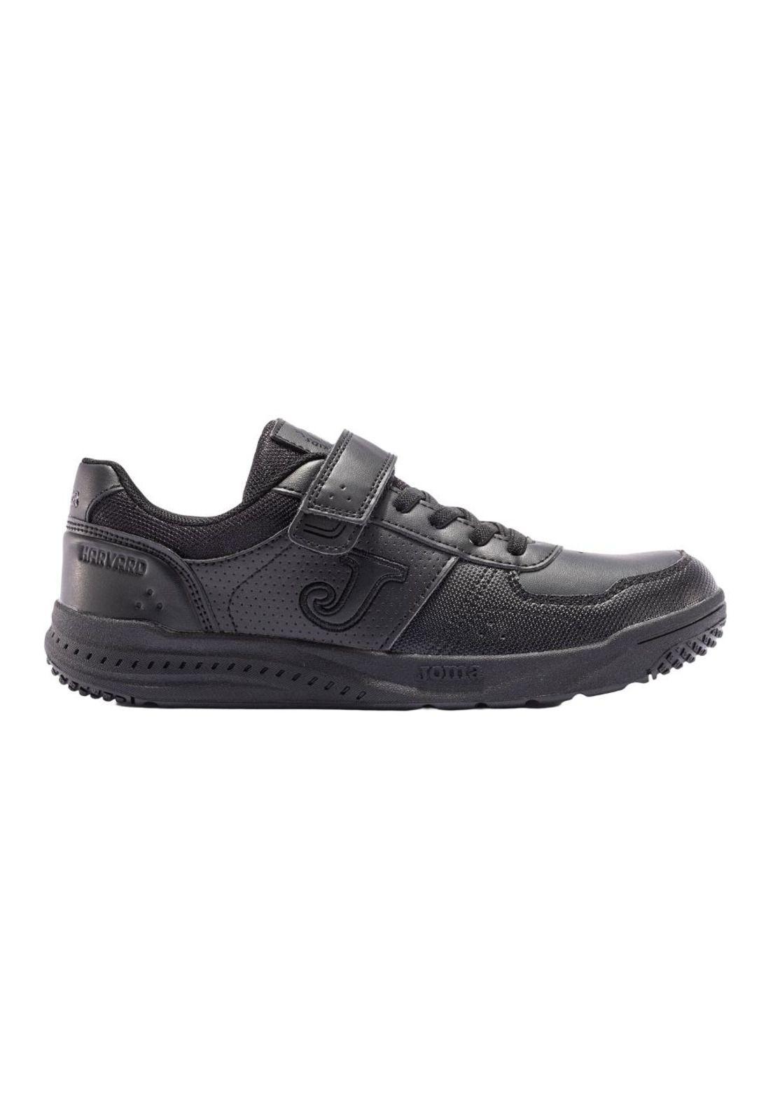 Zapatilla Escolar Kids Harvard Negro Joma-0