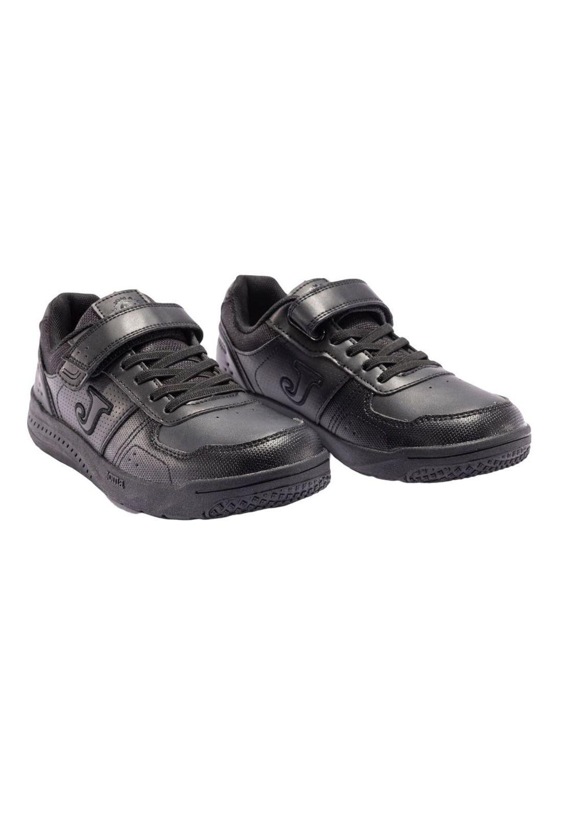 Zapatilla Escolar Kids Harvard Negro Joma-1
