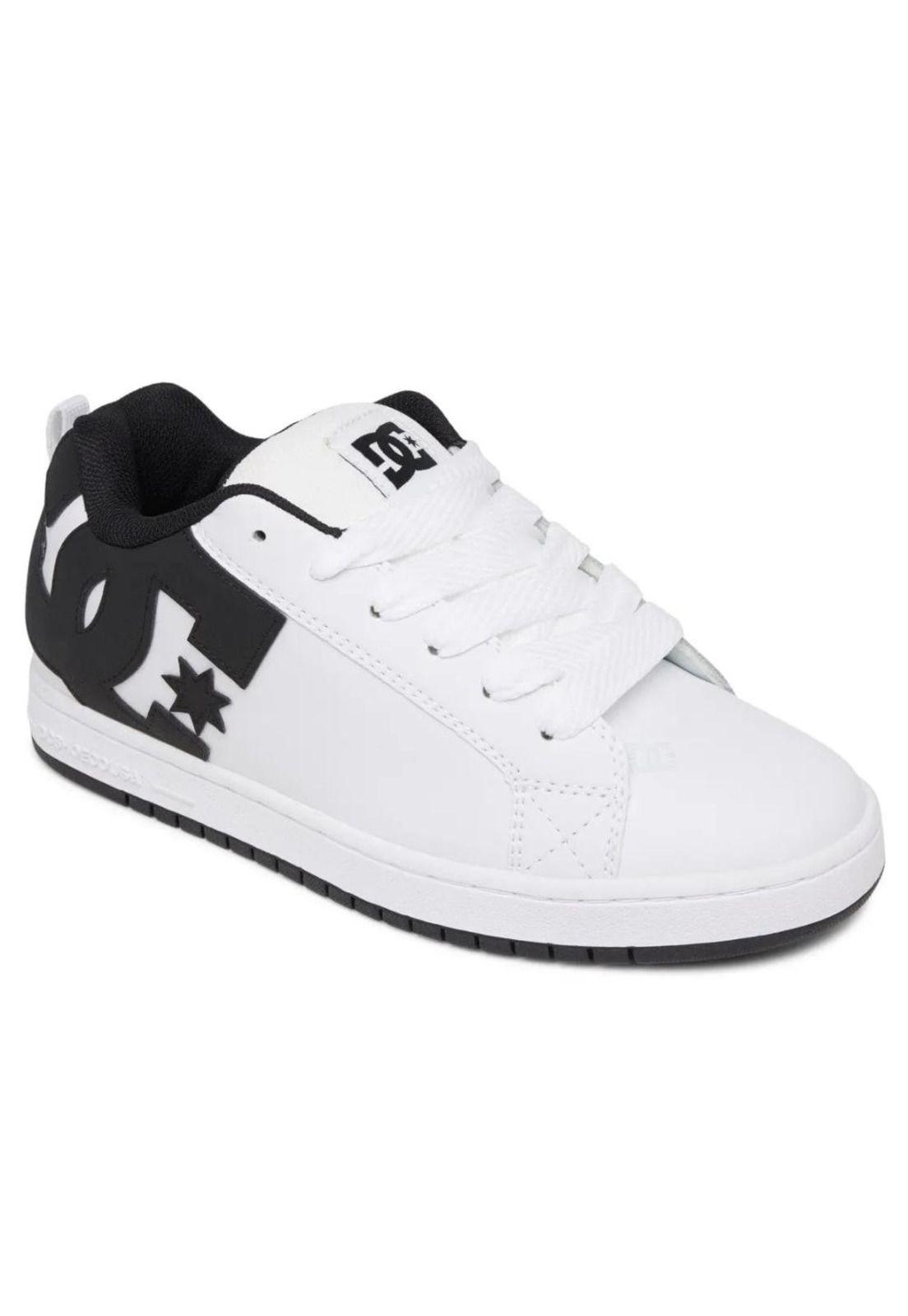 Zapatilla Hombre Court Graffik Blanco DC-1
