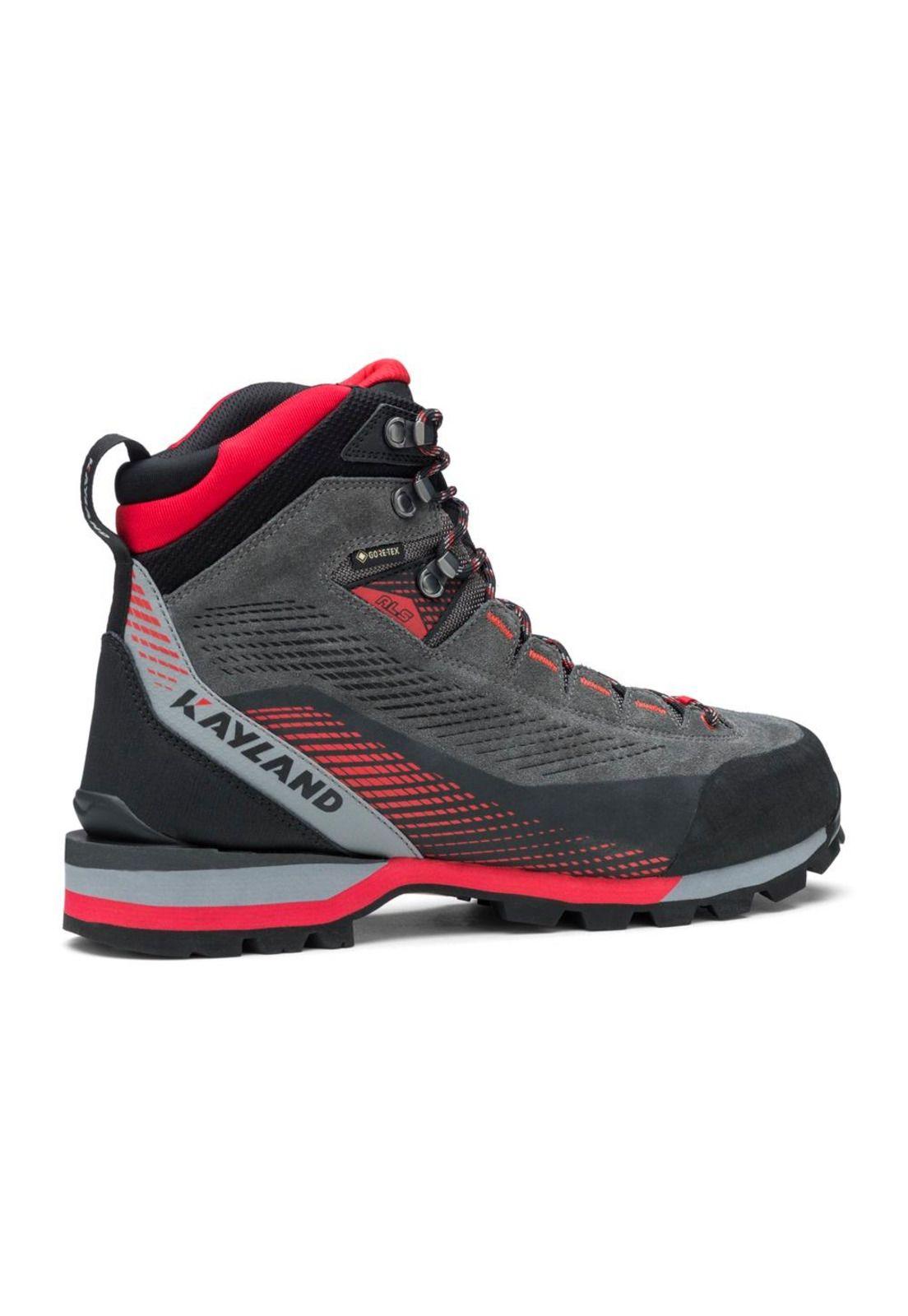 Botín Gore-Tex Hombre Grand Tour Gris Rojo Kayland-4