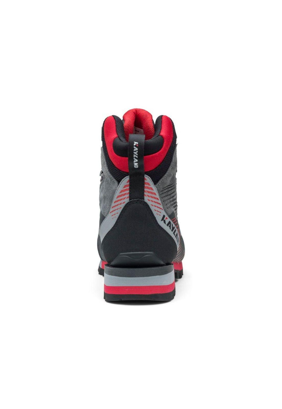 Botín Gore-Tex Hombre Grand Tour Gris Rojo Kayland-5