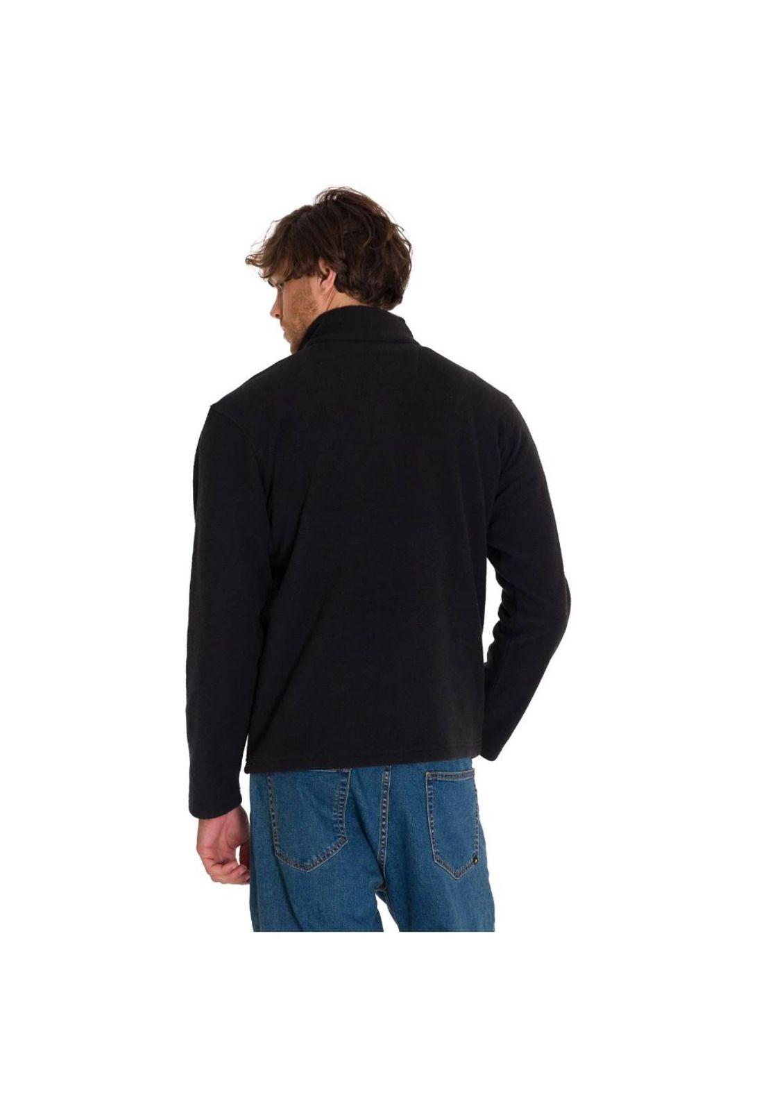 Polar Hombre Microfleece Quarter Zip Negro Cat-3