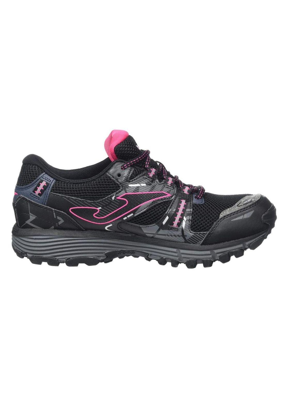 Zapatilla Trail Running Mujer Shock Negro Joma-0