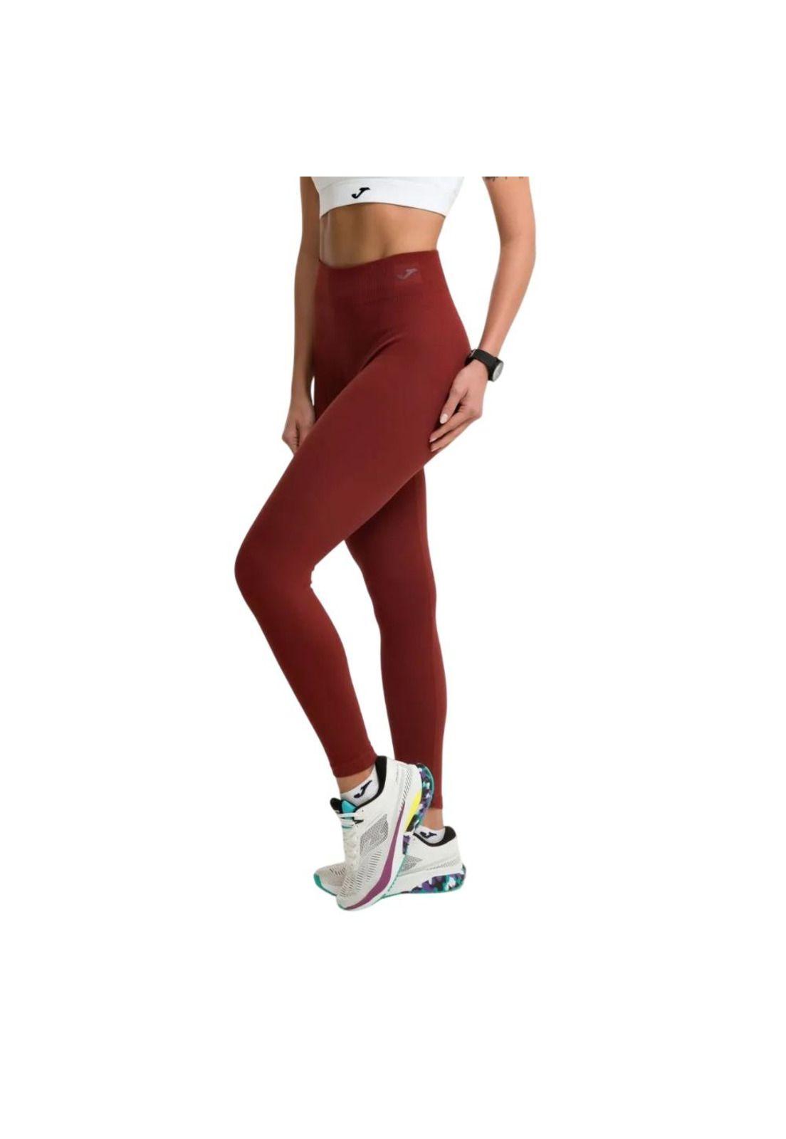 Calza Deportiva Mujer Core Burdeo Joma-2