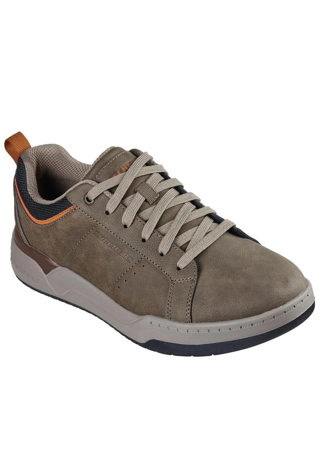 Zapatilla Hombre Corliss Oliva Skechers-1