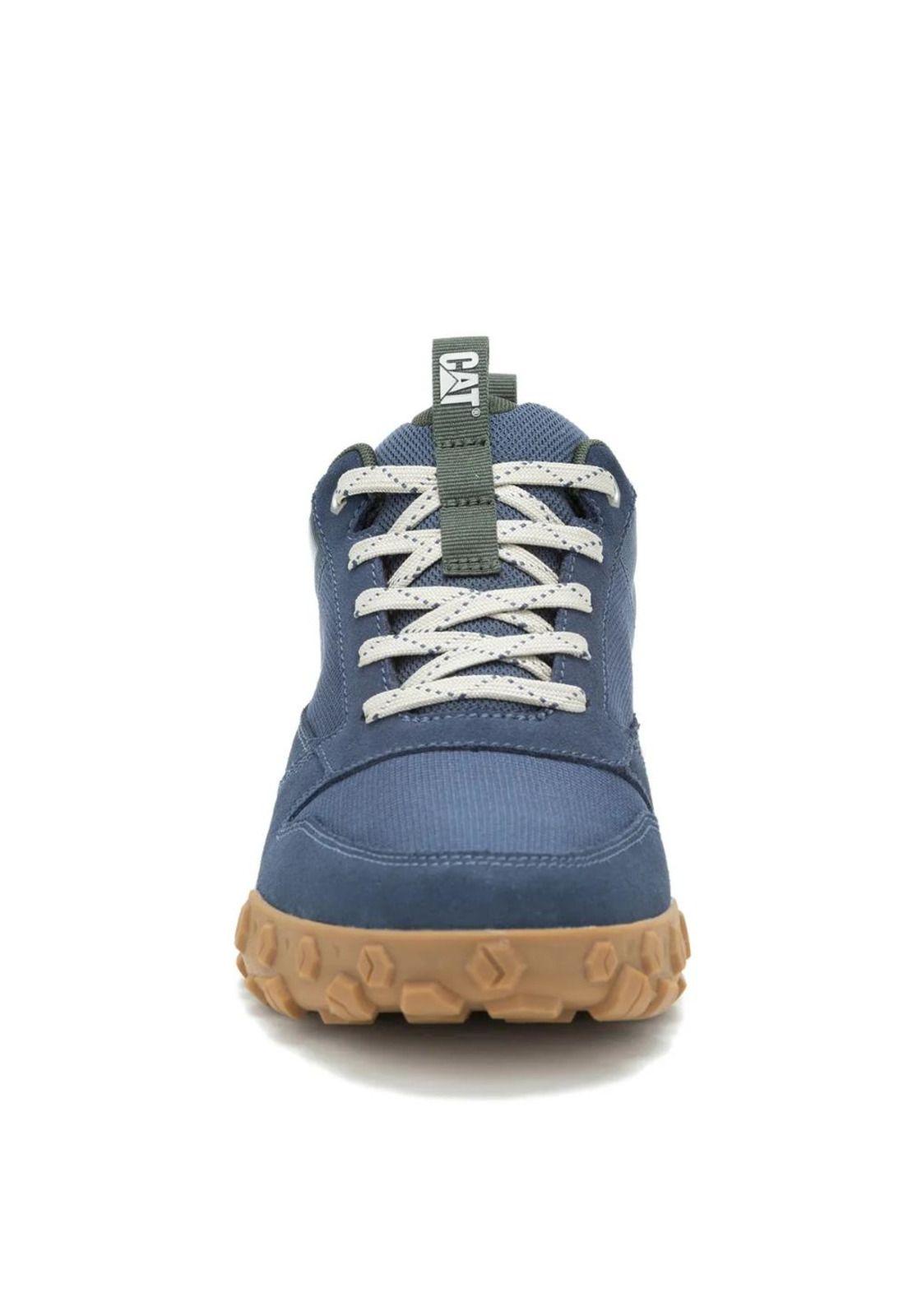 Zapatilla Hombre Hex Ready Low Mesh Azul Cat-5