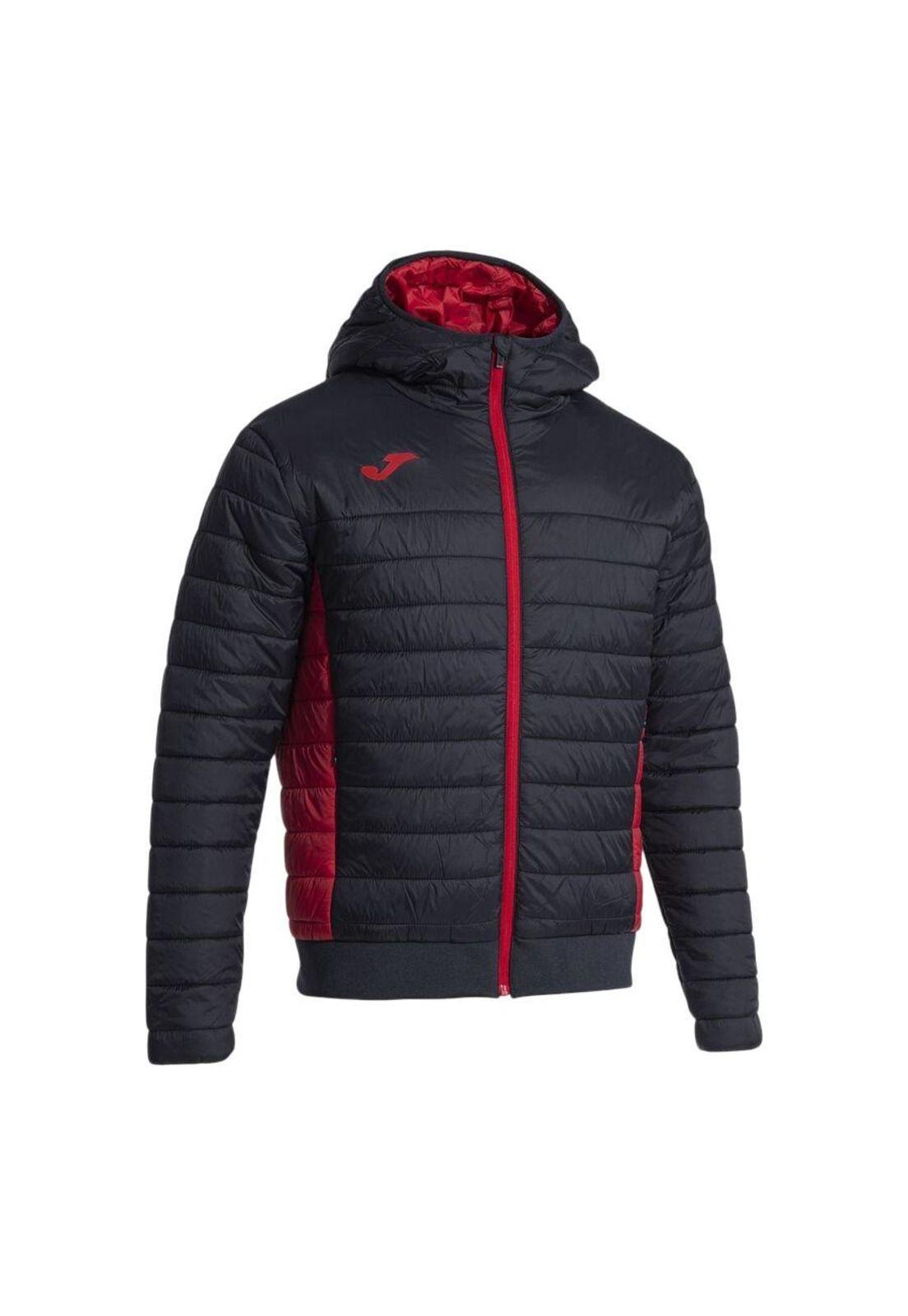 Chaqueta Hombre Bomber Urban V Negro Rojo Joma-0