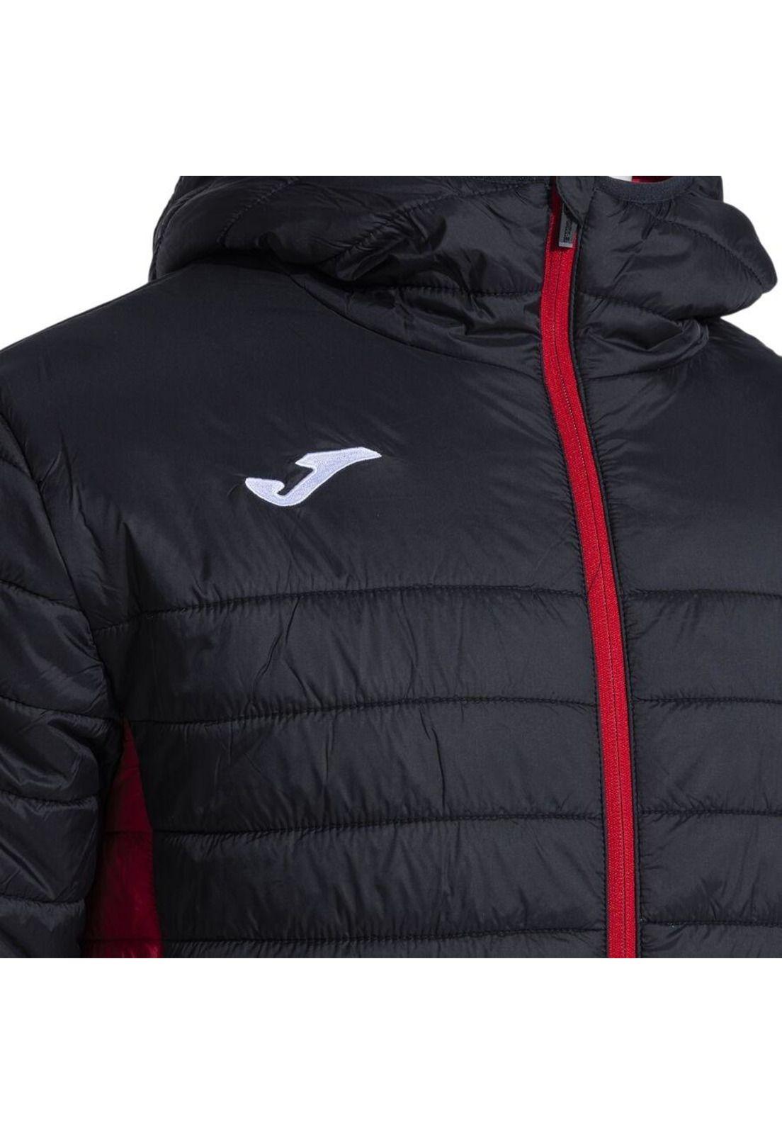 Chaqueta Hombre Bomber Urban V Negro Rojo Joma-2