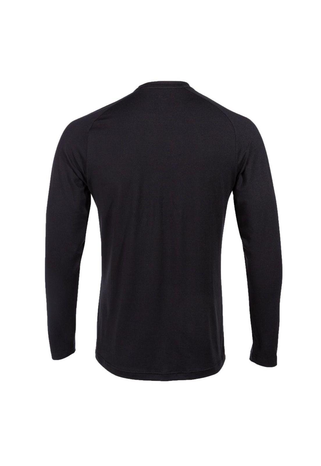 Polera Manga Larga Hombre Explorer Negra Joma-1