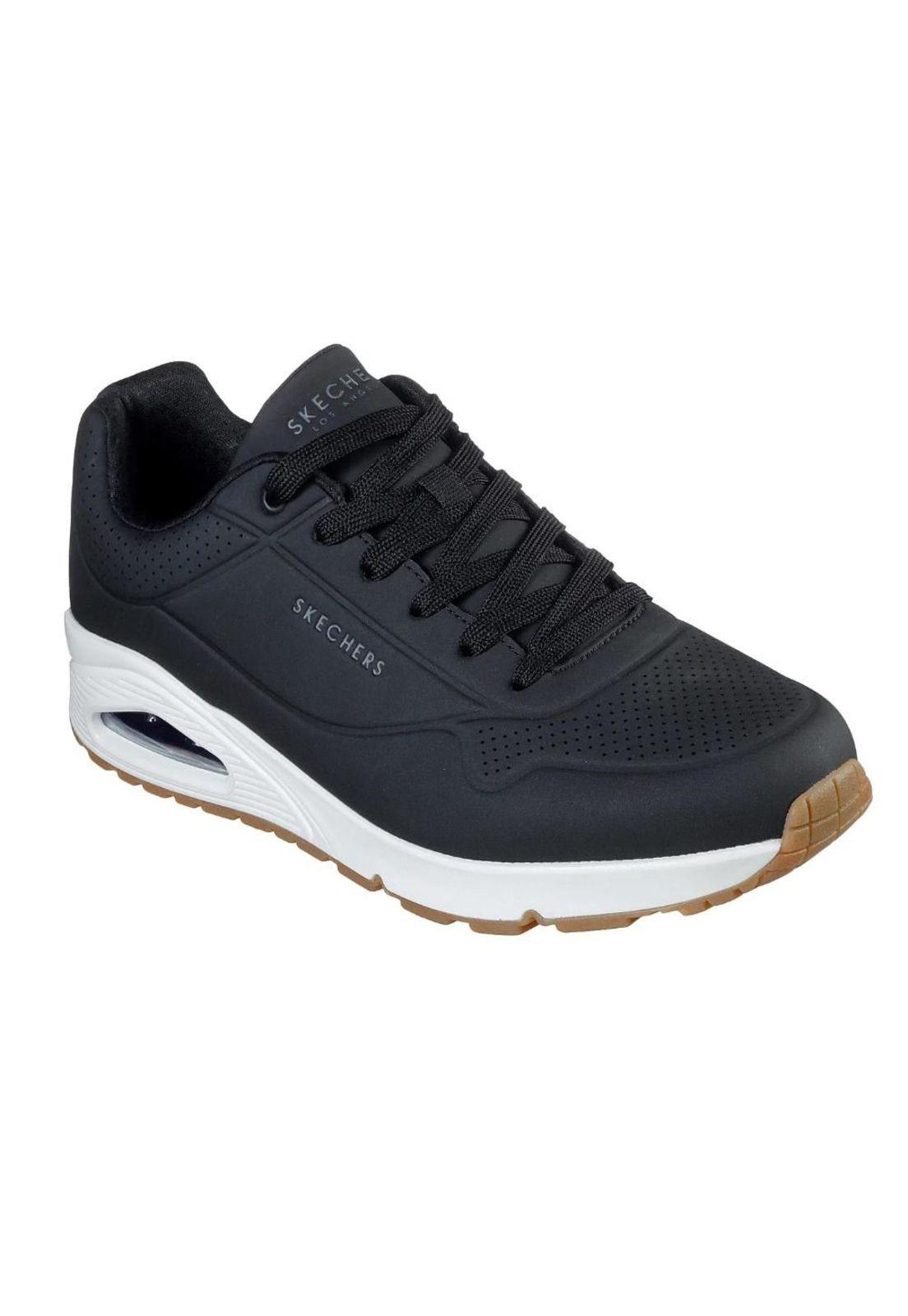 Zapatilla Hombre Stand On Air Negro Skechers-1