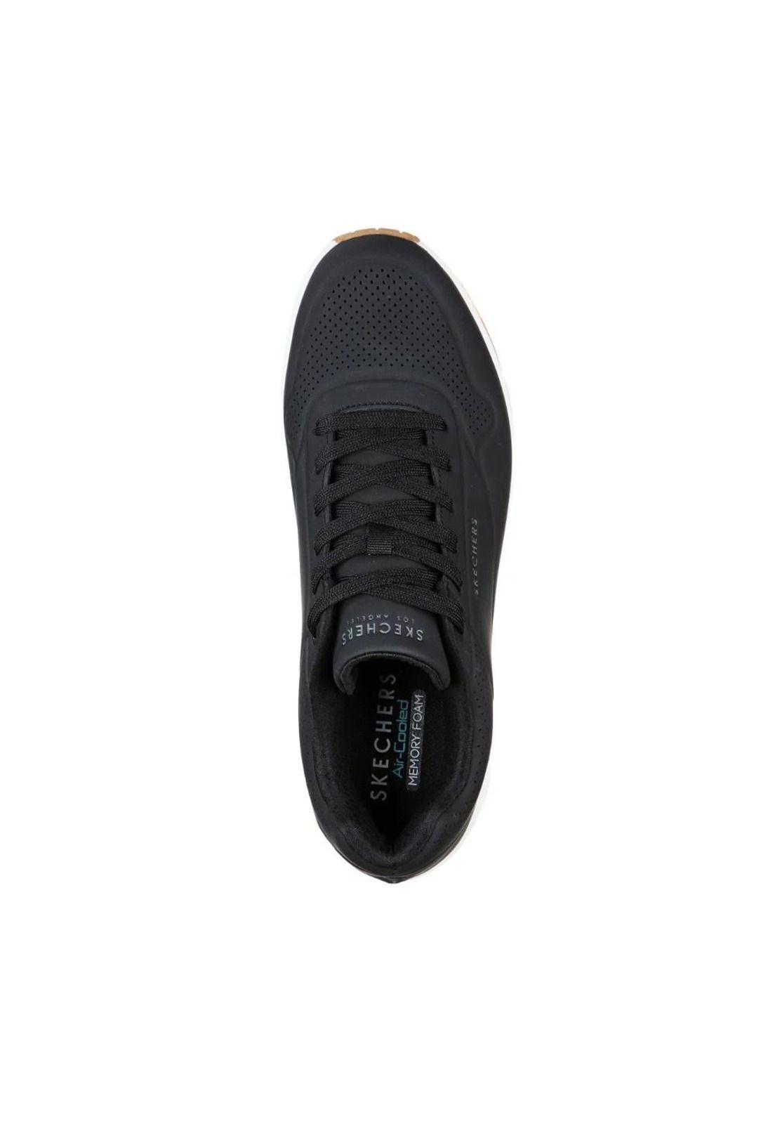 Zapatilla Hombre Stand On Air Negro Skechers-2