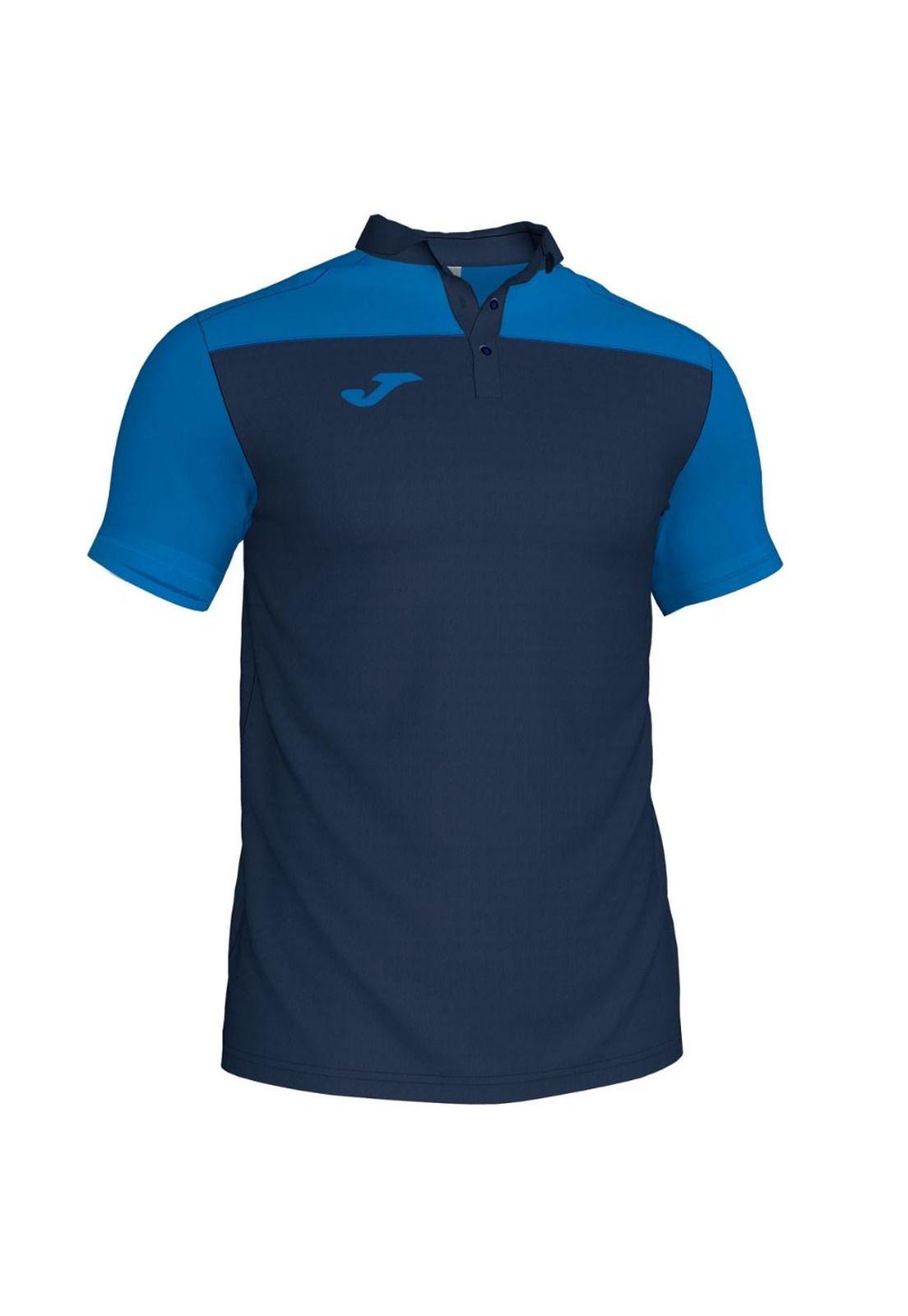 Polera Polo Hombre Hobby II Azul Marino Joma-0
