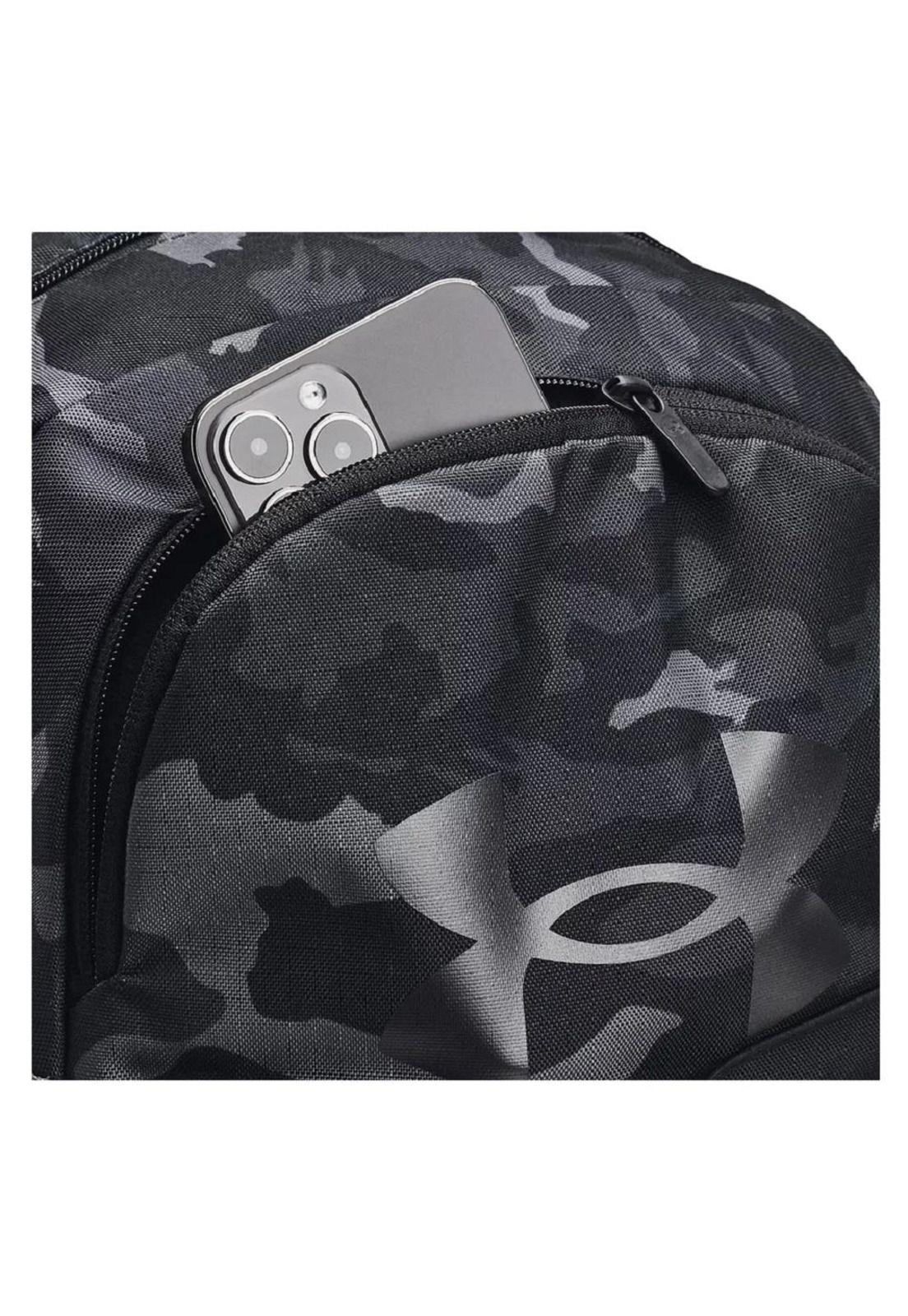 Mochila Hustle Sport Gris Camuflaje Under Armour-3