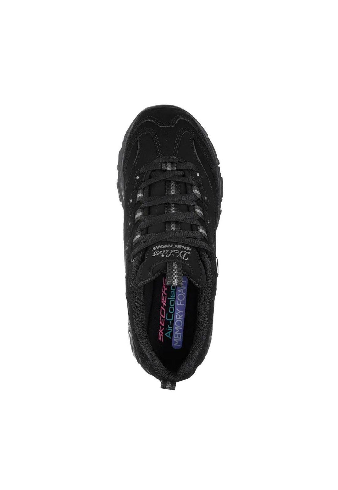 Zapatilla Mujer D'Lites Play On Negro Skechers-2