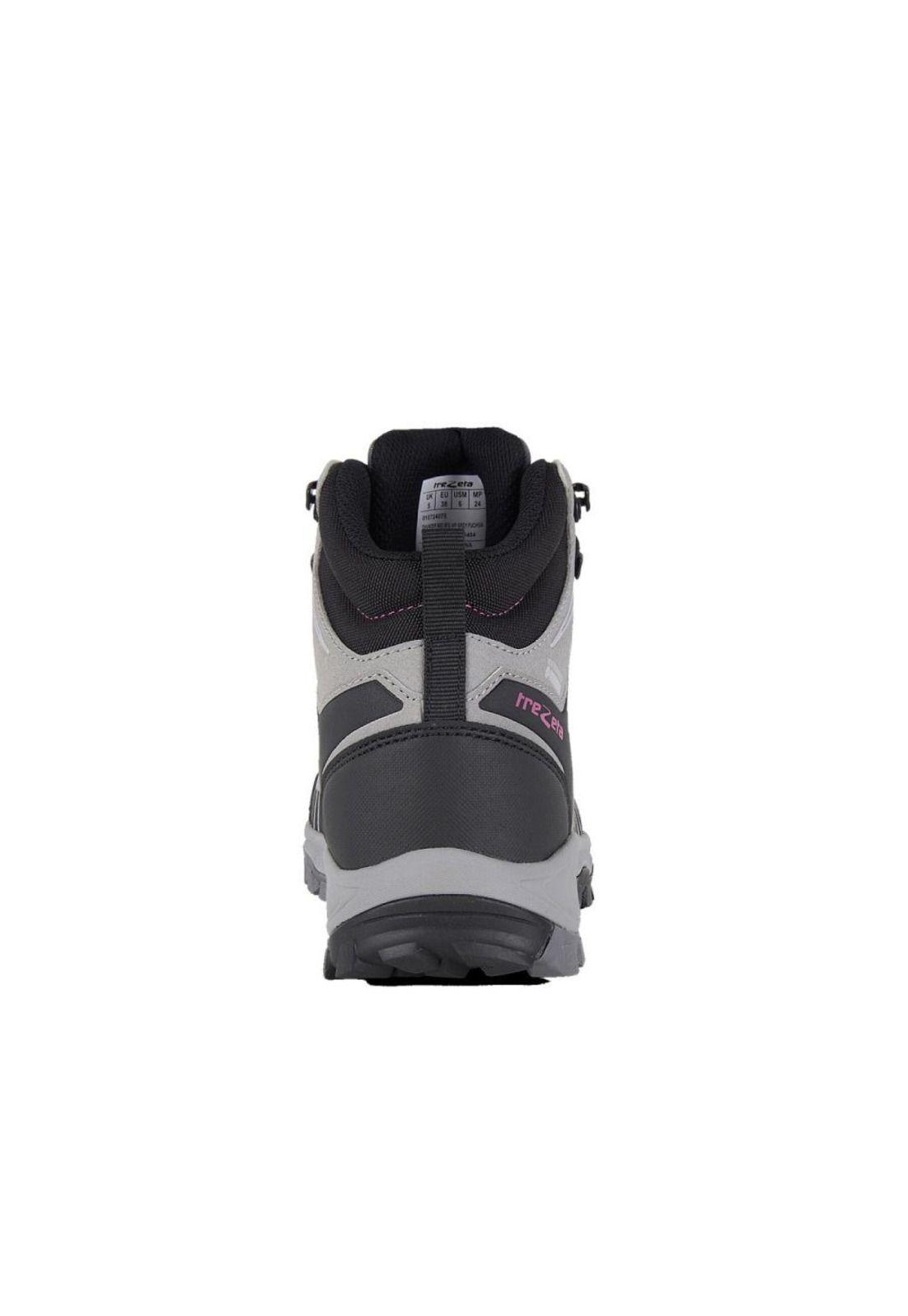 Botín Waterproof Mujer Thunder Mid Gris Fucsia Trezeta-5