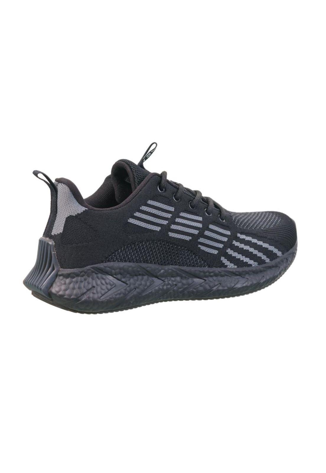 Zapatilla Respirable Hombre Macfly II Negra Aparso-2