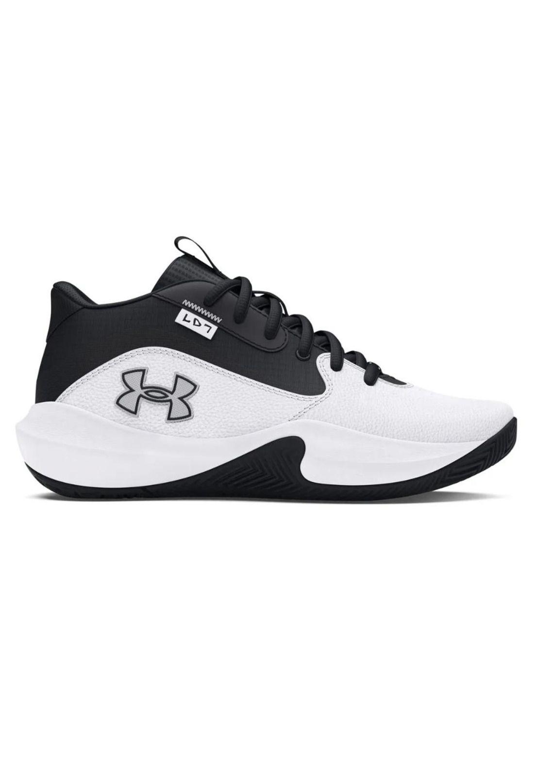 Zapatillas Basketball Kids Lockdown 7 Blanco Under Armour-0