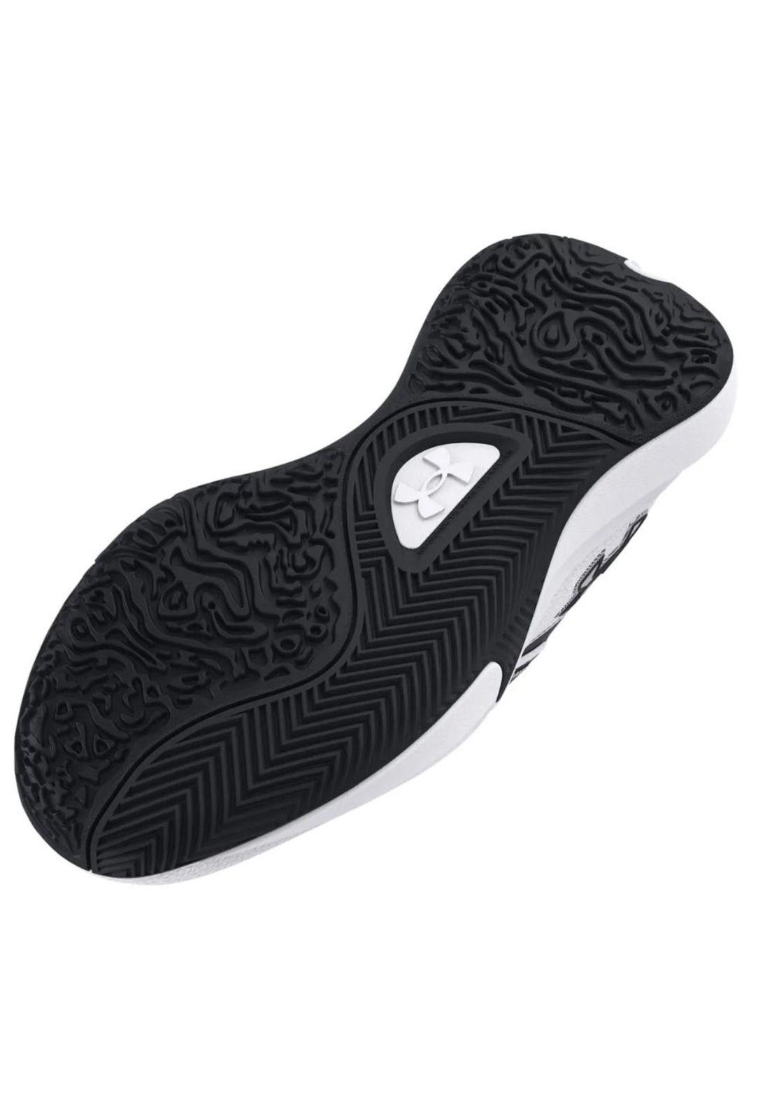 Zapatillas Basketball Kids Lockdown 7 Blanco Under Armour-3