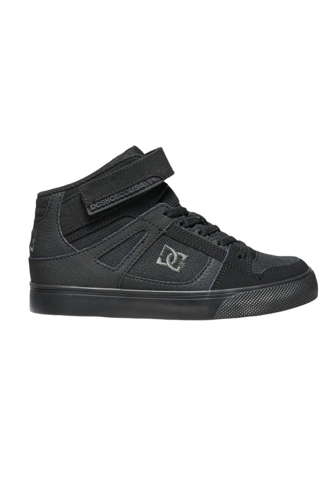 Zapatilla Kids Pure Hi Top Negro DC-0
