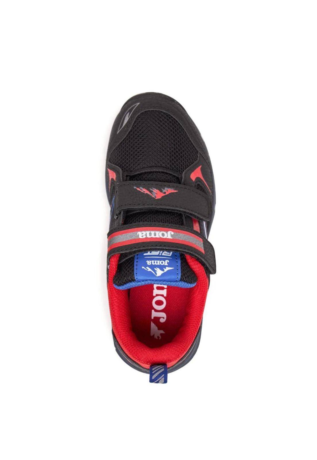 Zapatilla Trail Running Kids Rift Negro Rojo Joma-2