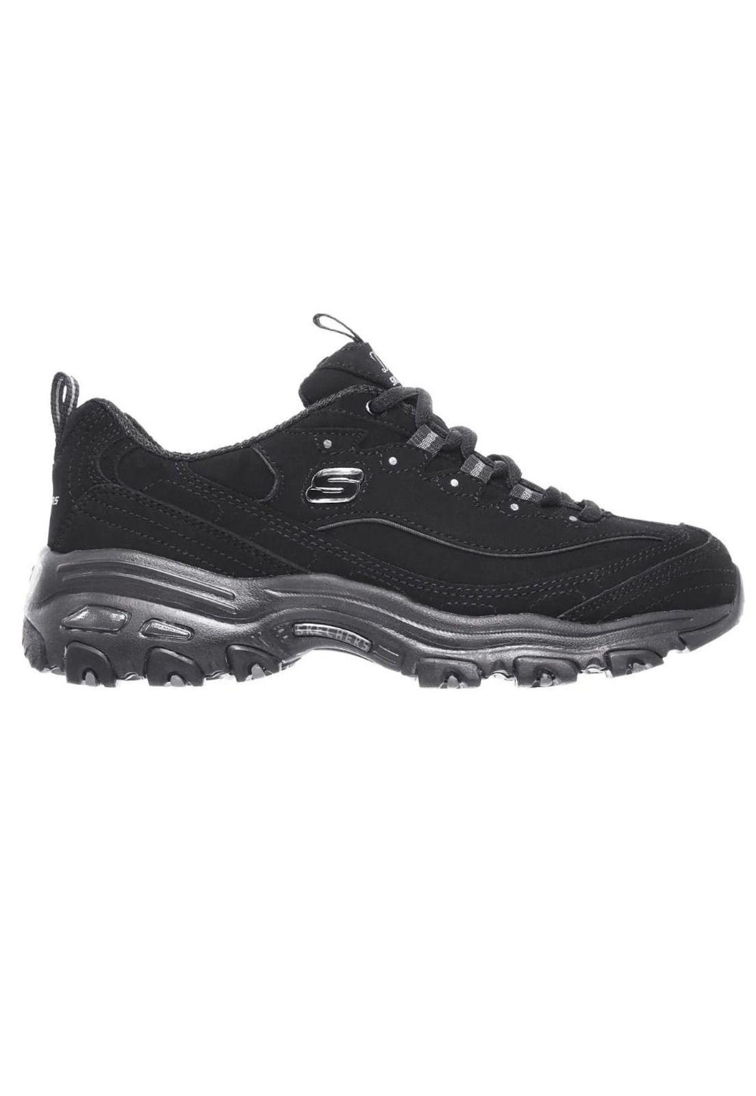 Zapatilla Mujer D'Lites Play On Negro Skechers-0