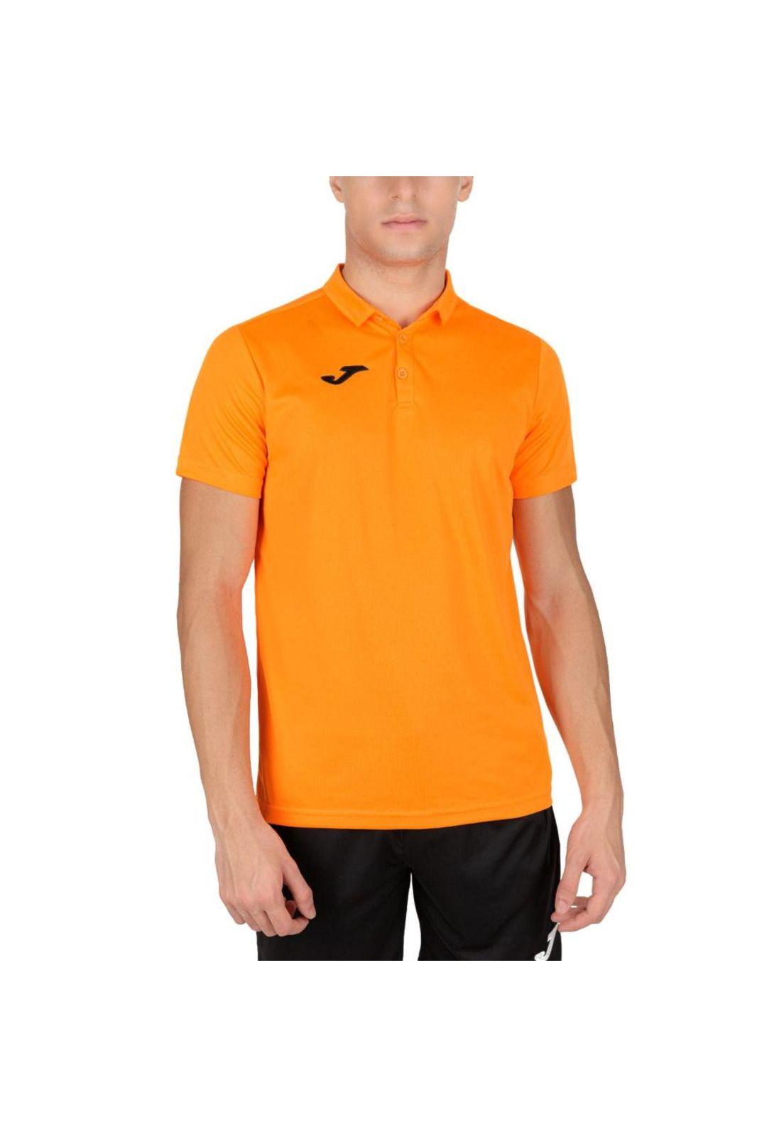Polera Polo Hombre Hobby Naranjo Joma-1