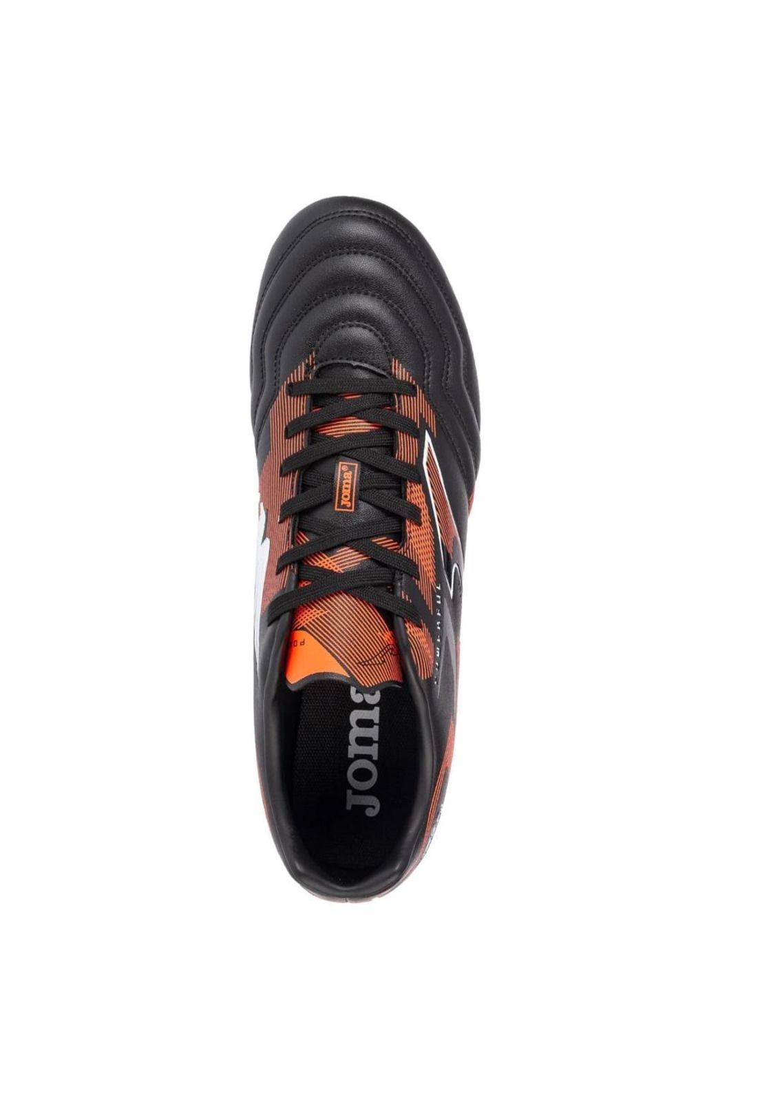 Zapatilla Fútbol FG Hombre Powerful Negro Joma-2