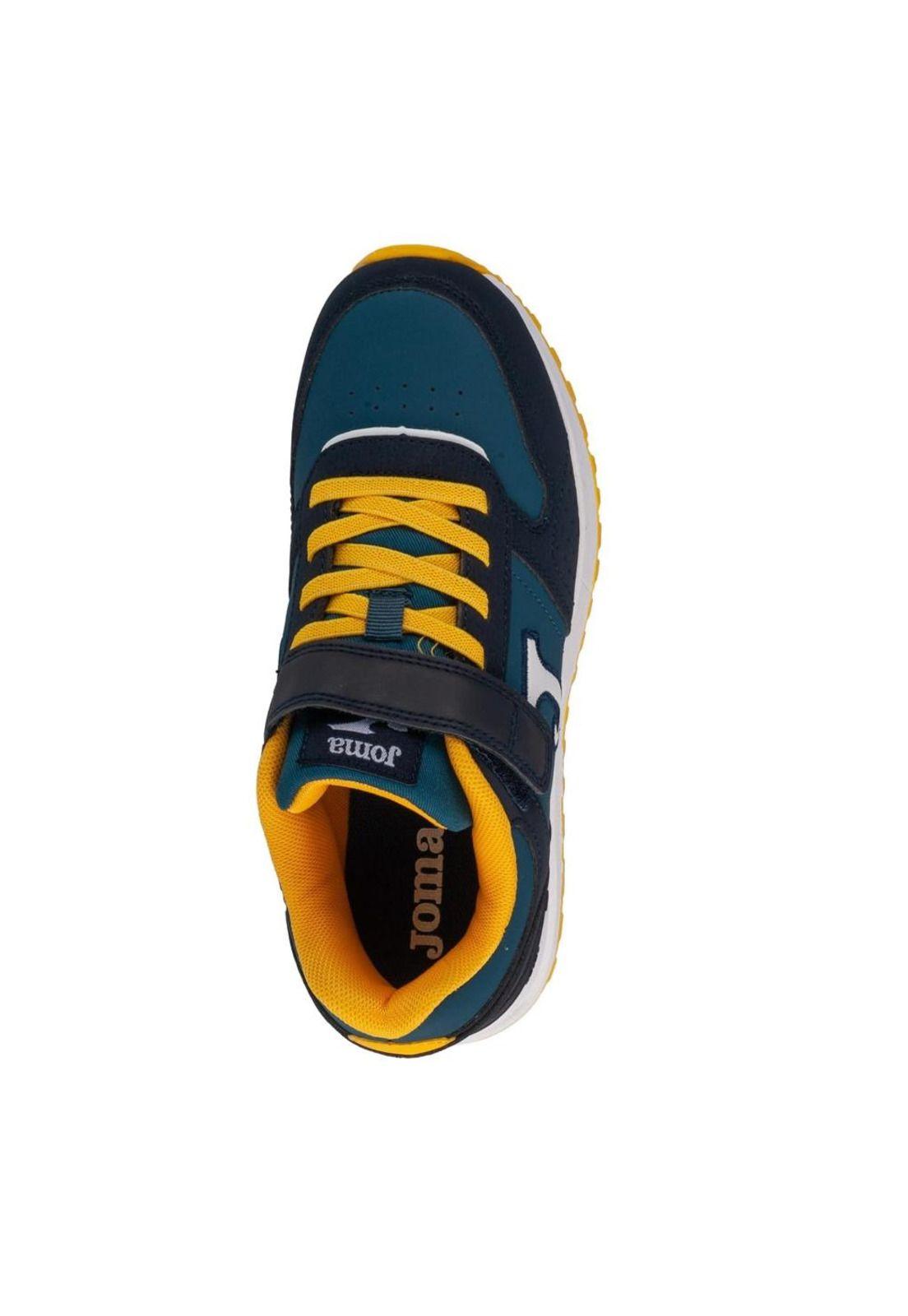 Zapatilla Kids Tornado Azul Petroleo Joma-2