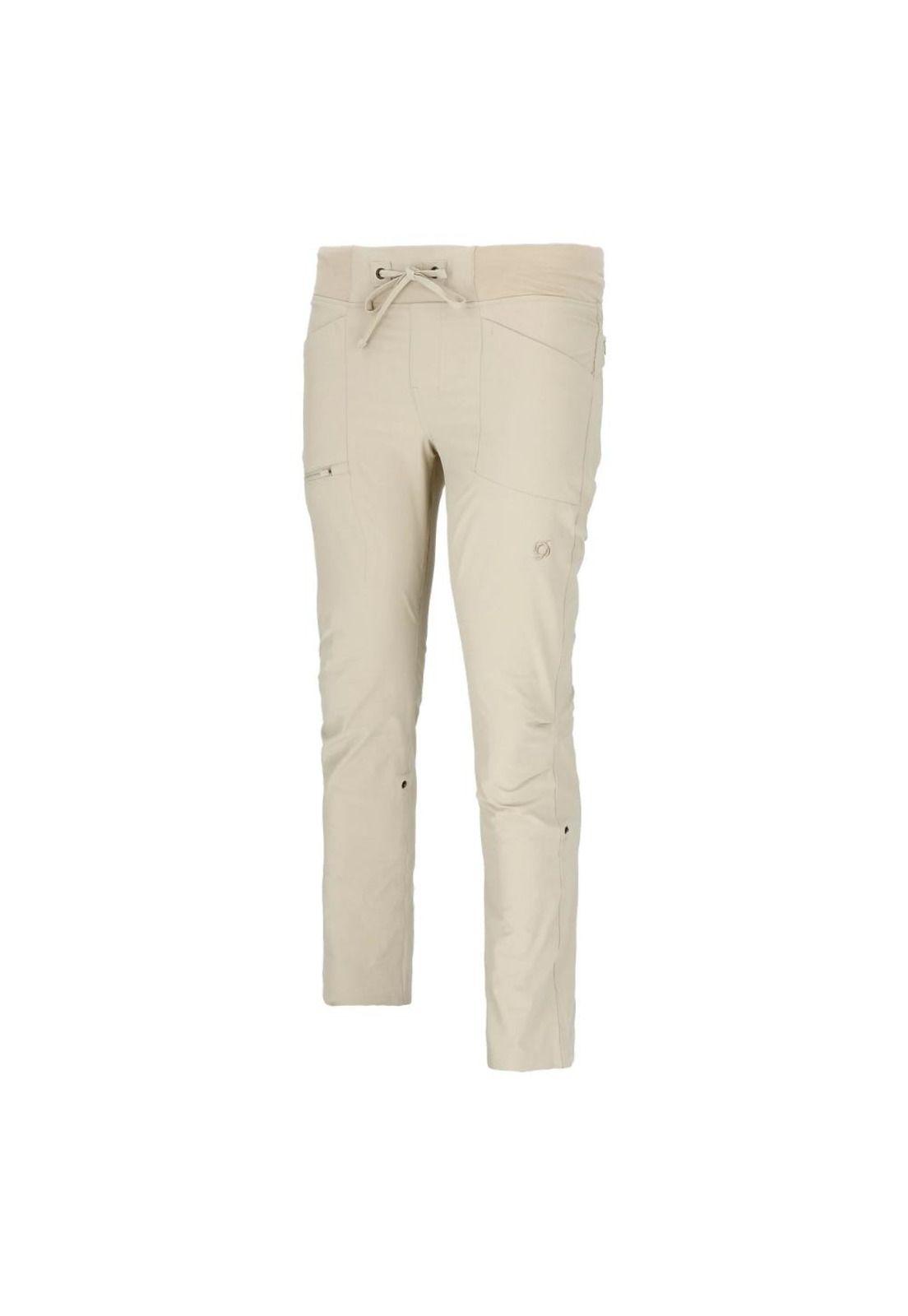 Pantalón Outdoor Mujer Kanya Beige Doite-1