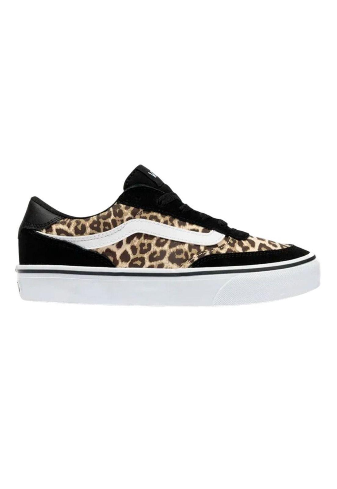 Zapatilla Mujer Broklyn LS Animal Print Oscuro Vans-0