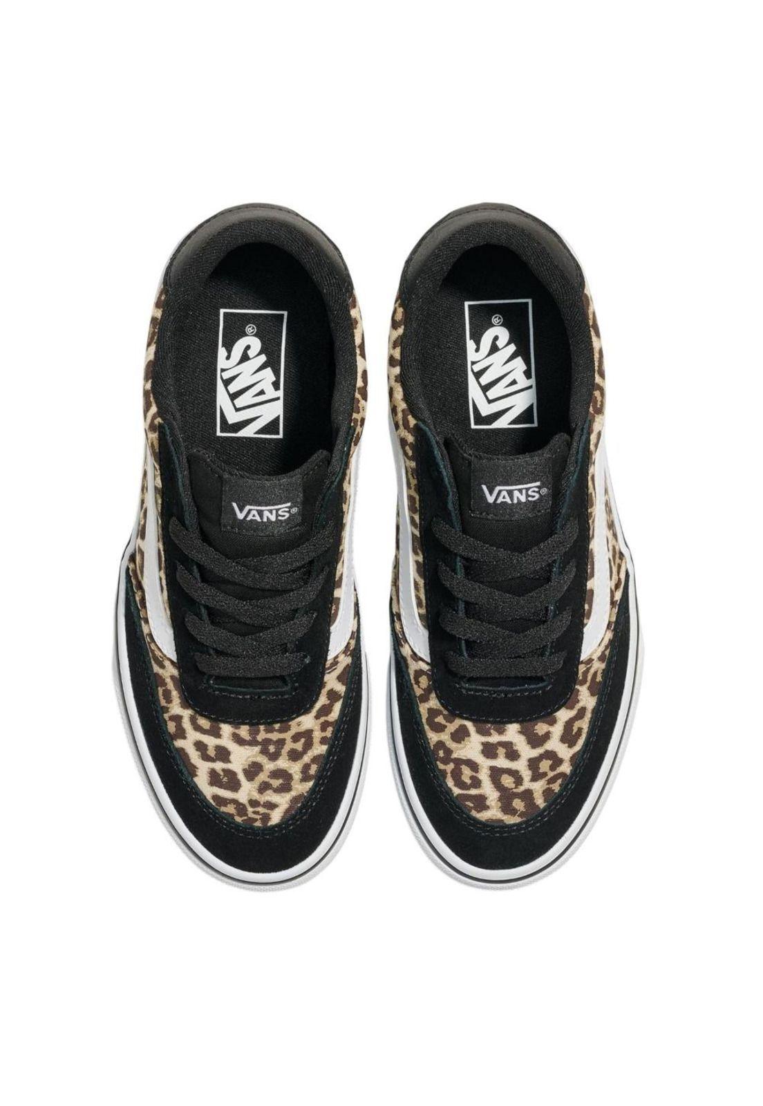 Zapatilla Mujer Broklyn LS Animal Print Oscuro Vans-2