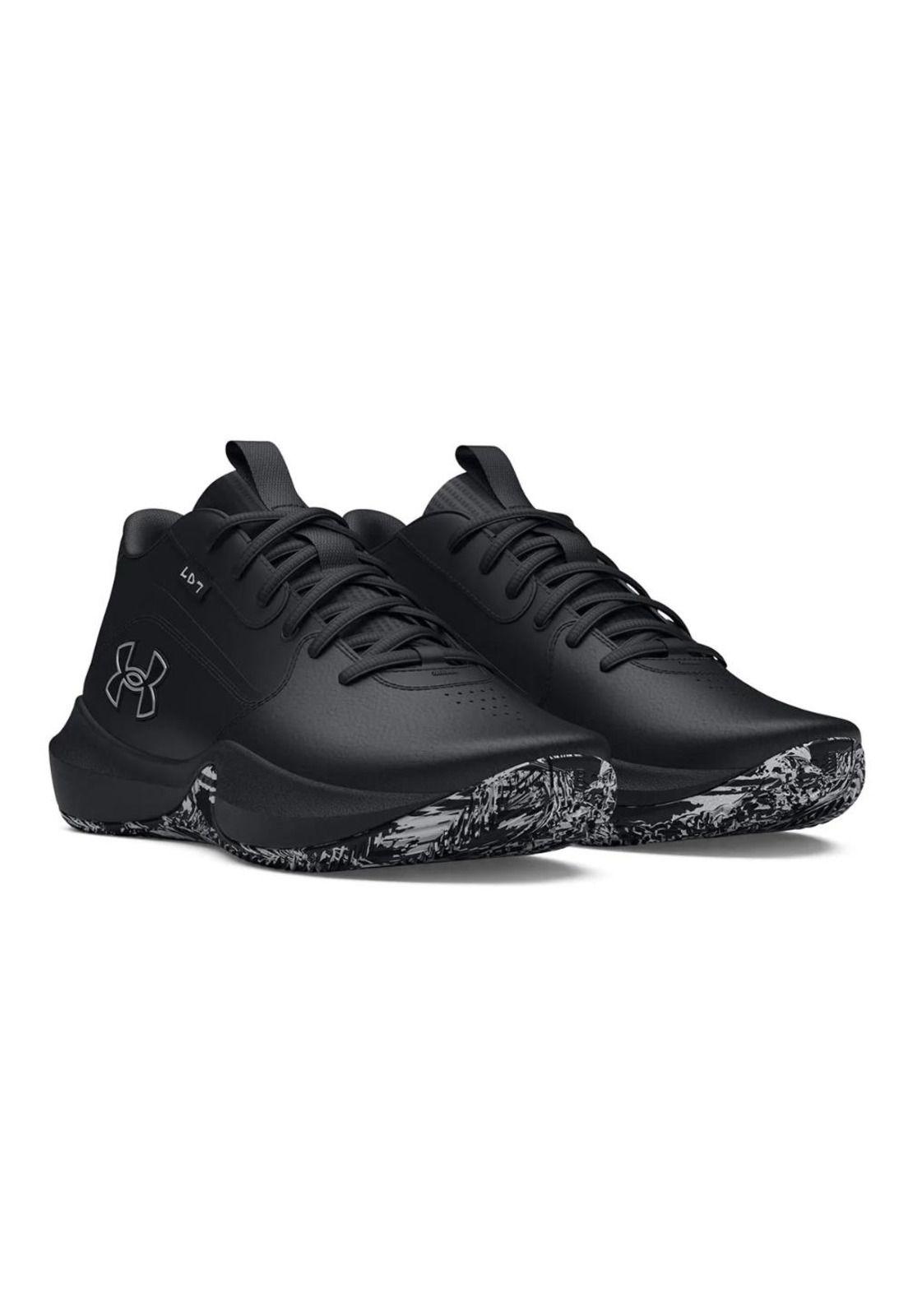 Zapatilla Basquetbol Hombre Lockdown 7 Negro Under Armour-1