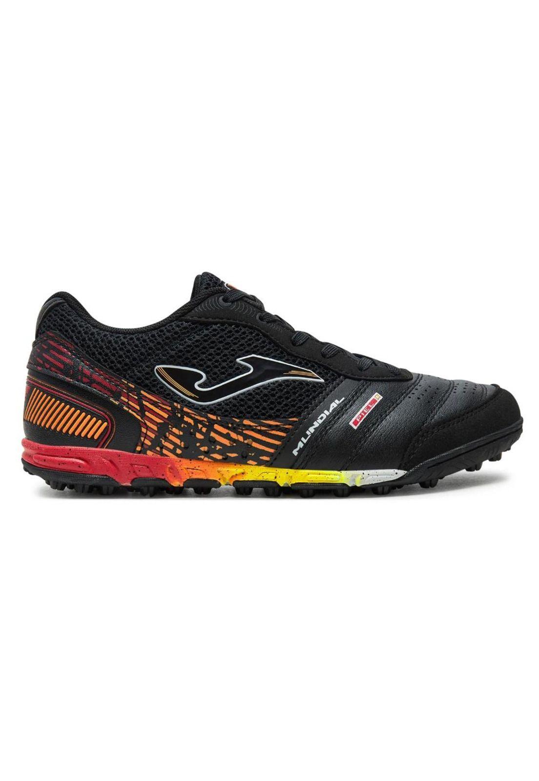 Zapatilla Fútbol Turf Hombre Mundial Negro Multicolor Joma-0