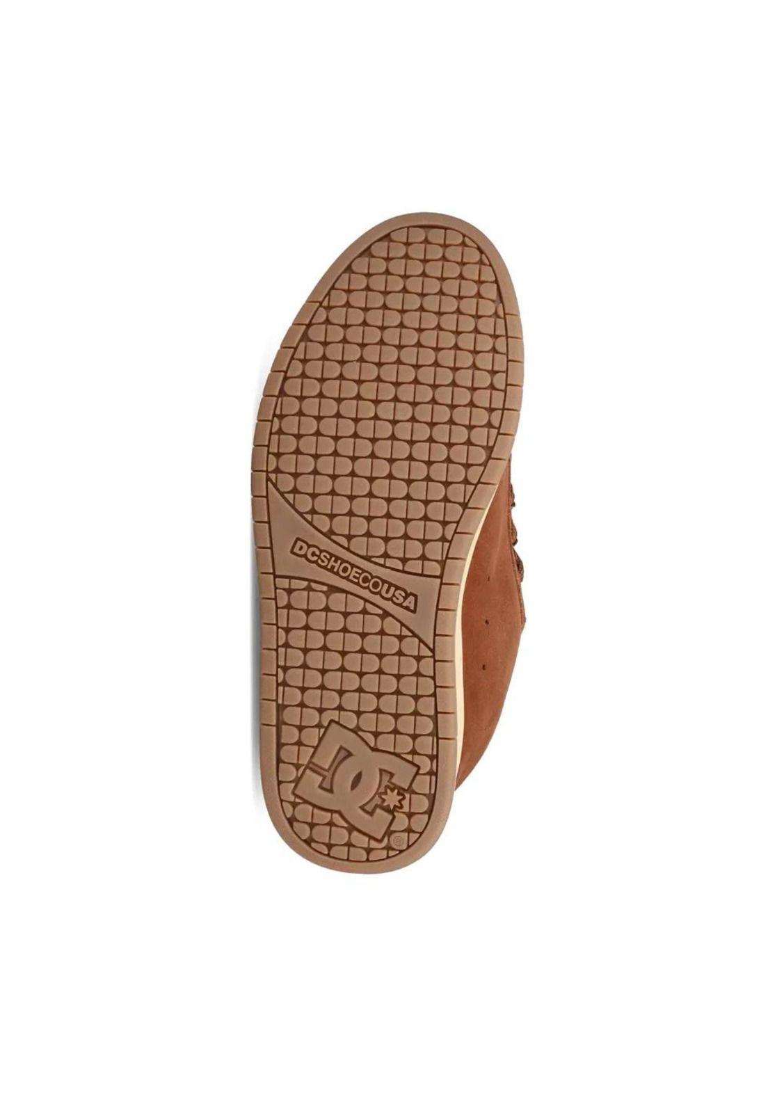 Zapatilla Hombre Court Graffik SE Café Azul DC-3