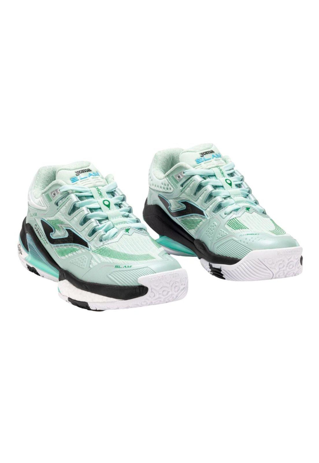Zapatilla Pádel Mujer Slam 25 Turquesa Joma-1