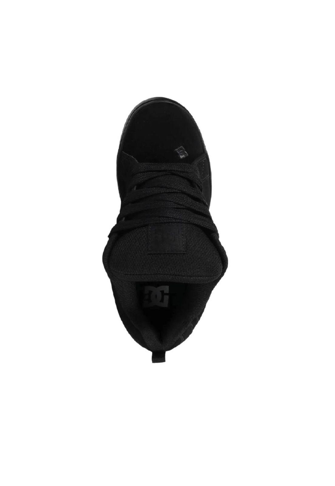 Zapatilla Mujer Court Graffik Plataform Negro DC-2