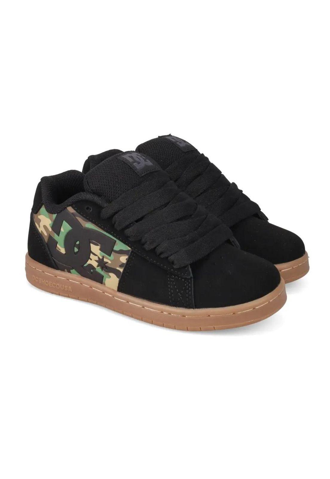 Zapatilla Kids Gaveler 2.0 Negro Camo DC-1